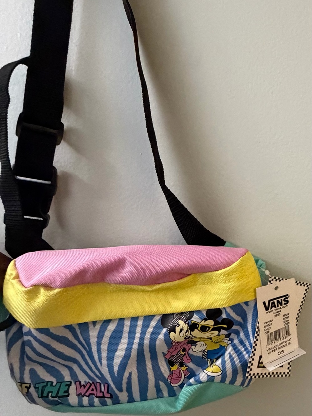 Vans Kids Pink Yellow Blue Minnie & Mickey Fanny Pack